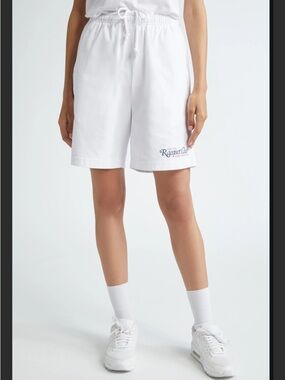 NWT Sporty & Rich White Cotton Shorts